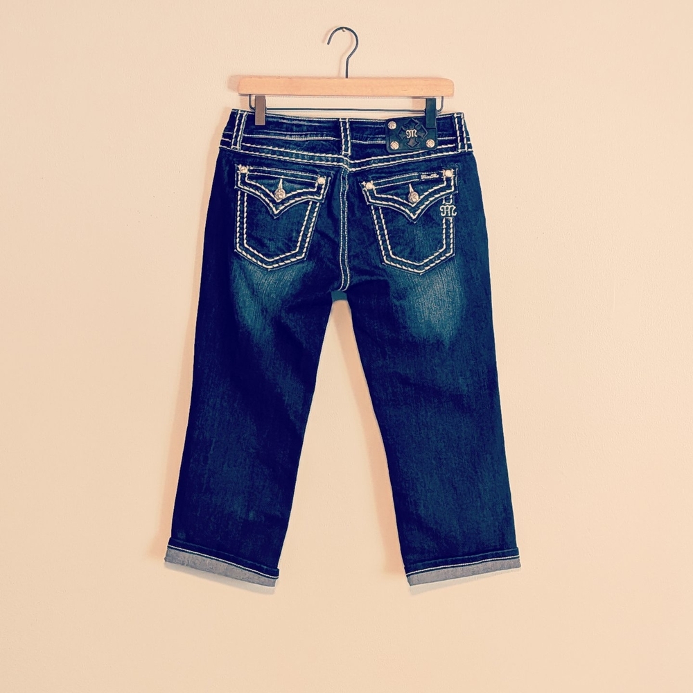 MISS ME Signature Cuffed Capri Women's Size 30
